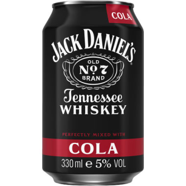 JACK DANIEL'S Whiskey mit Cola 5% Dose