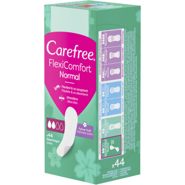 CAREFREE FlexiComfort Cotton Frischeduft Slipeinlagen 44er-Packung