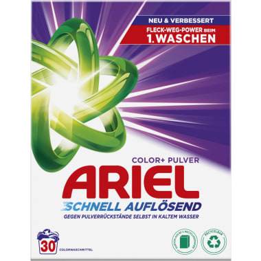 Ariel Colorwaschmittel Pulver 30 Waschgänge