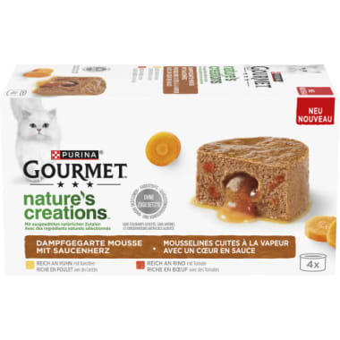 PURINA Gourmet Katze Dampfge. Mousse m. Sauce