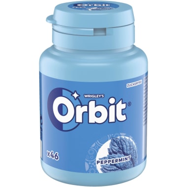 Wrigley Orbit Peppermint Bottle