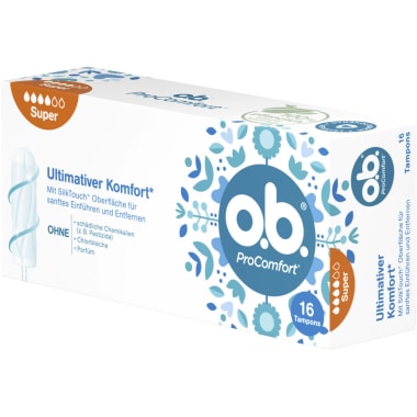 O.B. Tampon Pro Comfort Super 16er-Packung