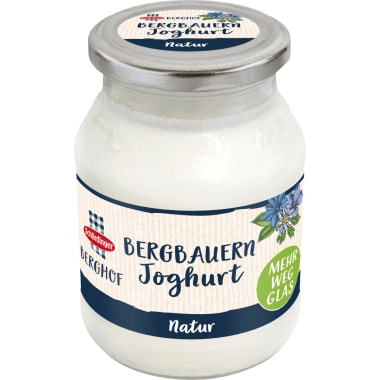 Schärdinger Berghof Naturjoghurt Glas