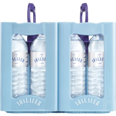 Vöslauer Mineralwasser mild Kiste 8x 1,0 Liter