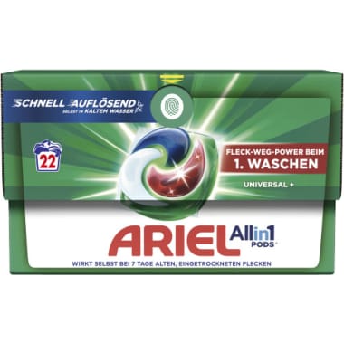 Ariel All in 1 Pods Vollwaschmittel 22 Waschgänge