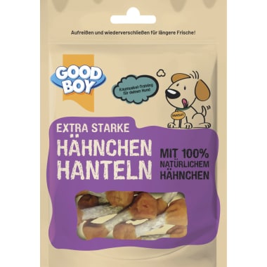 Good Boy Hund Hänchen Hanteln