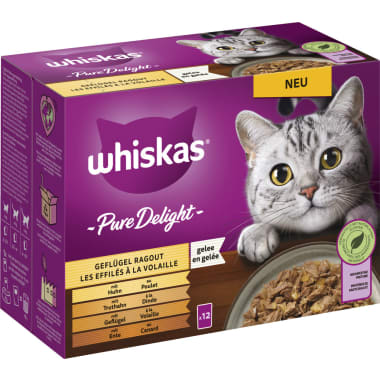 WHISKAS Katze Geflügel in Gelee