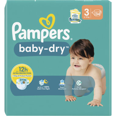 Pampers Baby-Dry Größe 3