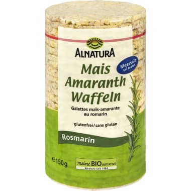 Alnatura Bio Mais-Amaranth-Rosmarin Waffeln