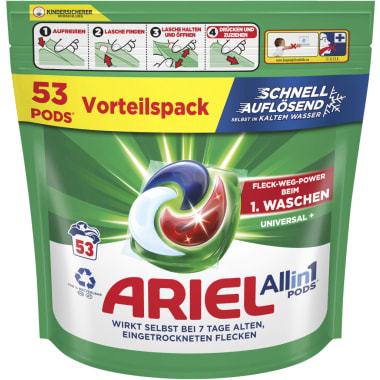 Ariel All in 1 Pods Universal 53 Waschgänge