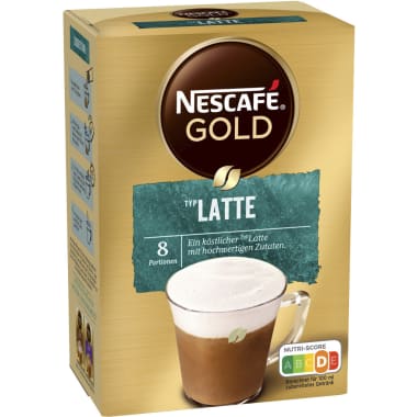 NESCAFE Gold Latte Löskaffee 144 gr