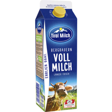 Tirol Milch Bergbauern Vollmilch länger frisch 3,5% 1,0 Liter