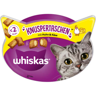 WHISKAS Knuspertaschen mit Huhn & Käse