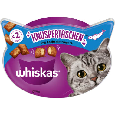 WHISKAS Knuspertaschen mit Lachs