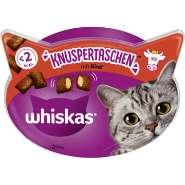 WHISKAS Knuspertaschen mit Rind