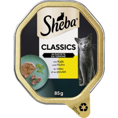 SHEBA Classics mit Kalb und Huhn