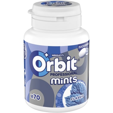 Wrigley Orbit Professional Mints Classic Bottle