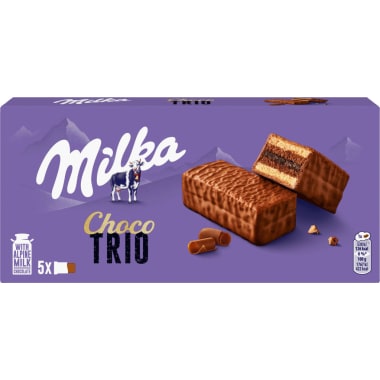 MILKA  Kekse Trio Schoko