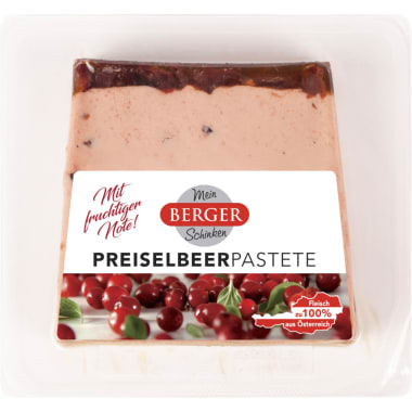 Berger Preiselbeer Leberpastete