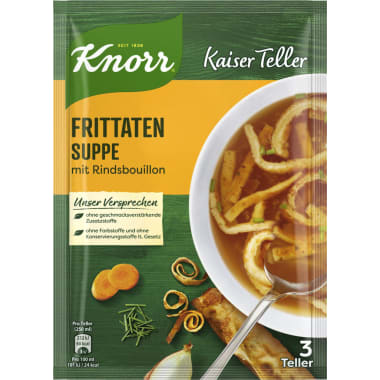 Knorr Kaiser Teller Fritattensuppe