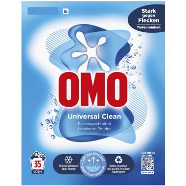 Omo Pulver Universal Aktiv 35 Waschgänge