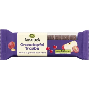 Alnatura Bio Fruchtschnitte Granatapfel-Traube