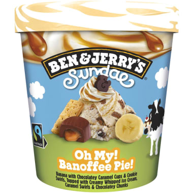 Ben & Jerry's Oh My! Banoffee Pie Sundae