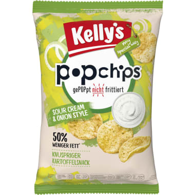 Kelly's Popchips Sour Cream & Onion Style