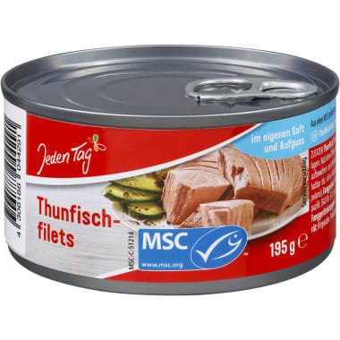 Jeden Tag MSC Thunfischfilets natur