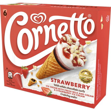 Cornetto Cornetto Erdbeer 6er-Packung