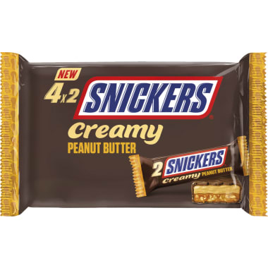 SNICKERS Creamy Peanut Butter 4er-Packung