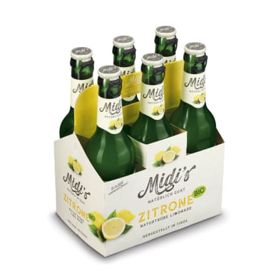 Zillertal Bier Midi's Zitrone Natur Tray 6x 0,33 Liter