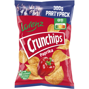 Lorenz Crunchips Paprika Partypack