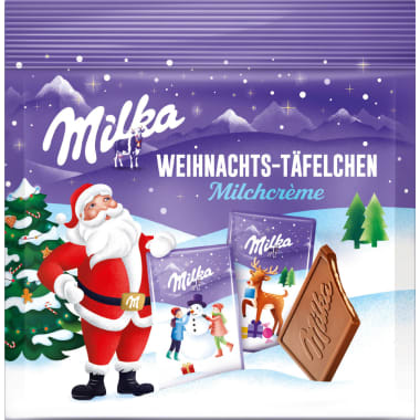 Milka Milka Weihnachts-Täfelchen Milchcreme