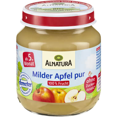 Alnatura Bio Milder Apfel pur 4. Monat