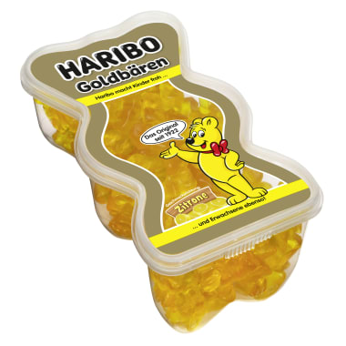 HARIBO Goldbären Dose Zitrone