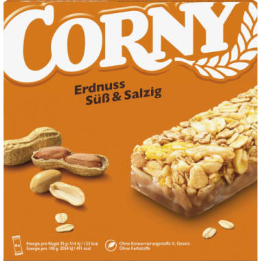 Corny Müsliriegel Erdnuss 6er-Pack