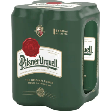Pilsner Urquell 4 x 0,5 Liter