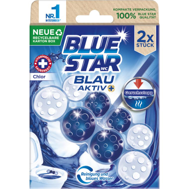 Blue Star Blau Aktiv Chlor 2er-Packung