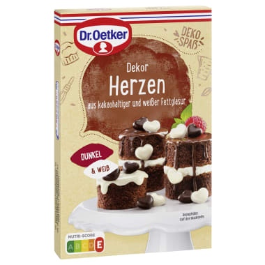 Dr. Oetker Schoko Dekor Herzen