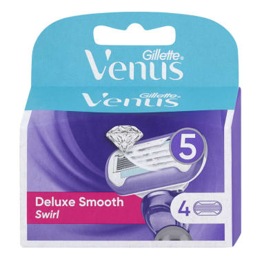 Venus Deluxe Smooth Swirl Klingen 4er-Packung