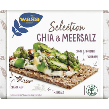 Wasa Knäckebrot Selection Chia & Meersalz