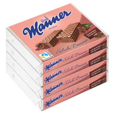 Manner Schoko Brownie 4er-Packung