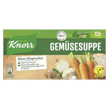Knorr Gemüsesuppe Würfel
