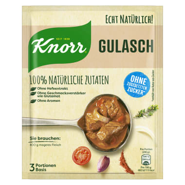 Knorr Echt Natürlich Gulasch