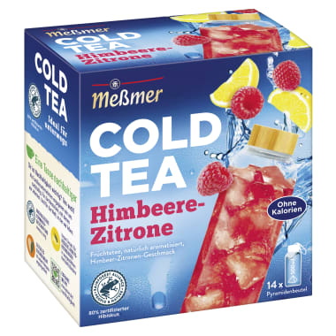 MEßMER Cold Tea Himbeere-Zitrone