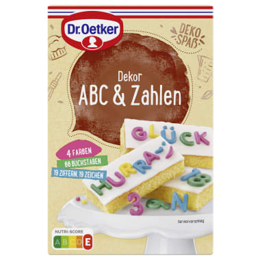 Dr. Oetker Dekor ABC & Zahlen