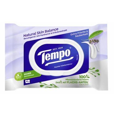 Tempo Toilettenpapier feucht Natural