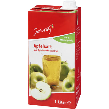 Jeden Tag Apfelsaft 100%  1,0 Liter