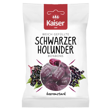 Bonbonmeister Kaiser Schwarzer Holunder Bonbons